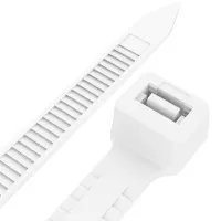 Хомуты нейлоновые  4x250 мм, 100 шт, белые, "MAXIMUM" (3282) оптом