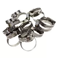Хомут червячный 22-32 мм, нержавейка, "MAXIMUM"  (кратно 100 шт) (2627) оптом